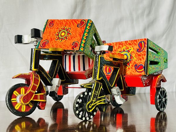 HANDCRAFTED- Royal Kashi Rickshaw Set