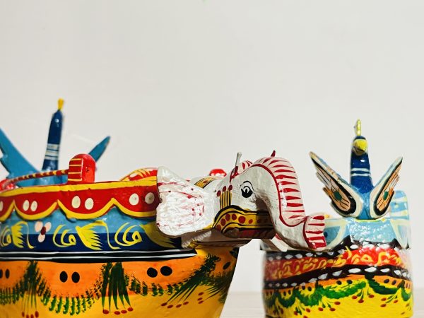 BANARASI Handcrafted Wooden Boat ( Kashi Kala Nauka)