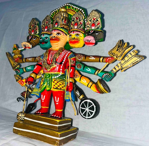 Handcrafted Panchmukhi Lord Hanuman Ji – Symbol of Strength, Protection & Banaras Spiritual Heritage
