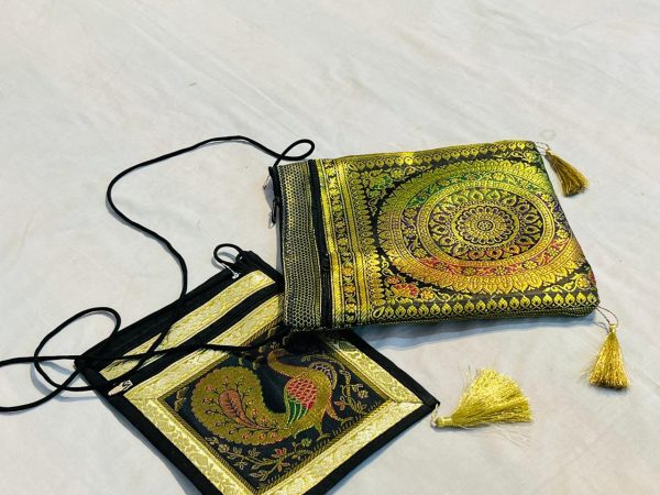 Banarasi Elegance Handmade Jute Bags